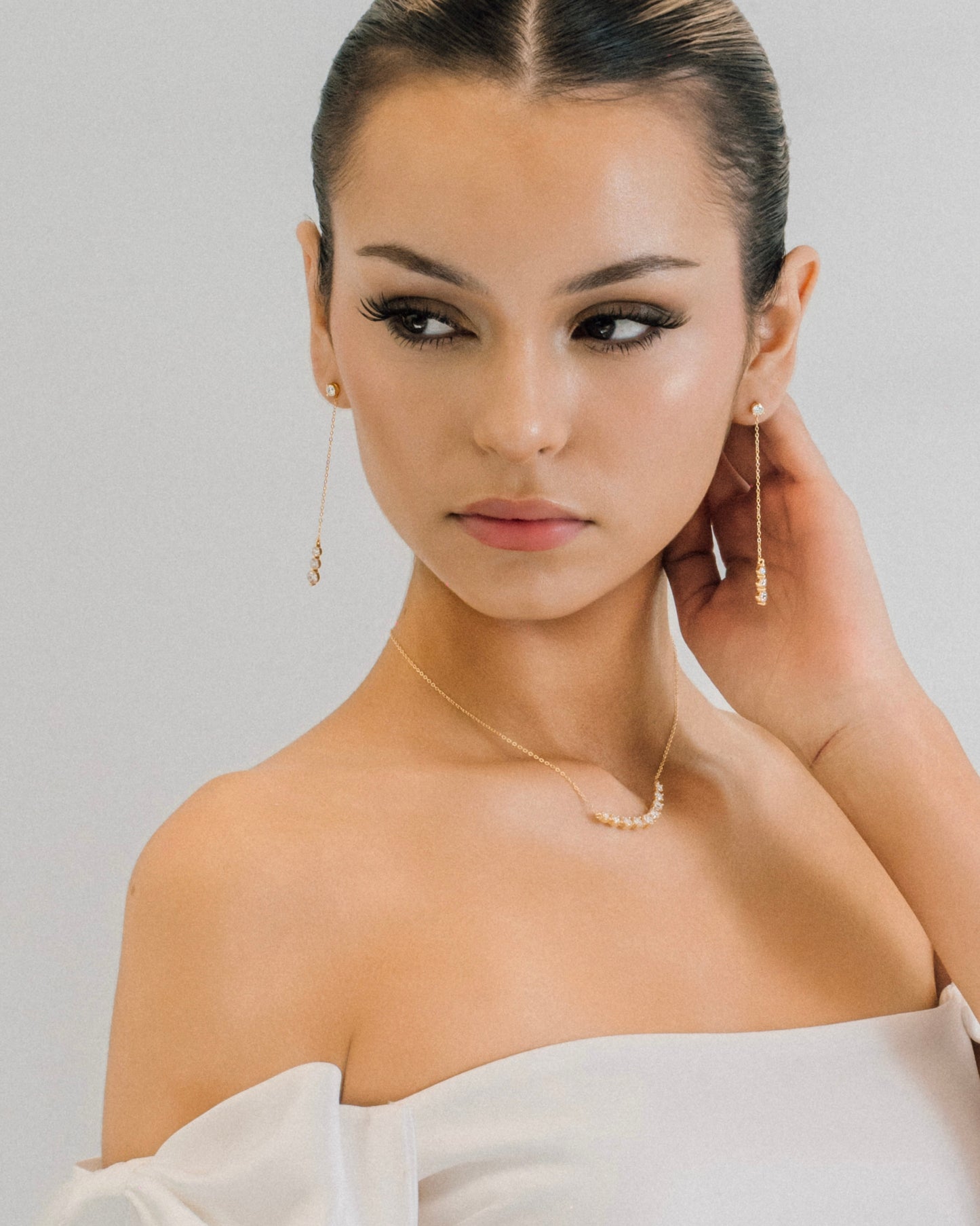 Anna Moissanite Dangles