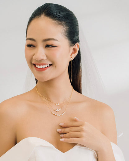Florence Cluster Moissanite Necklace