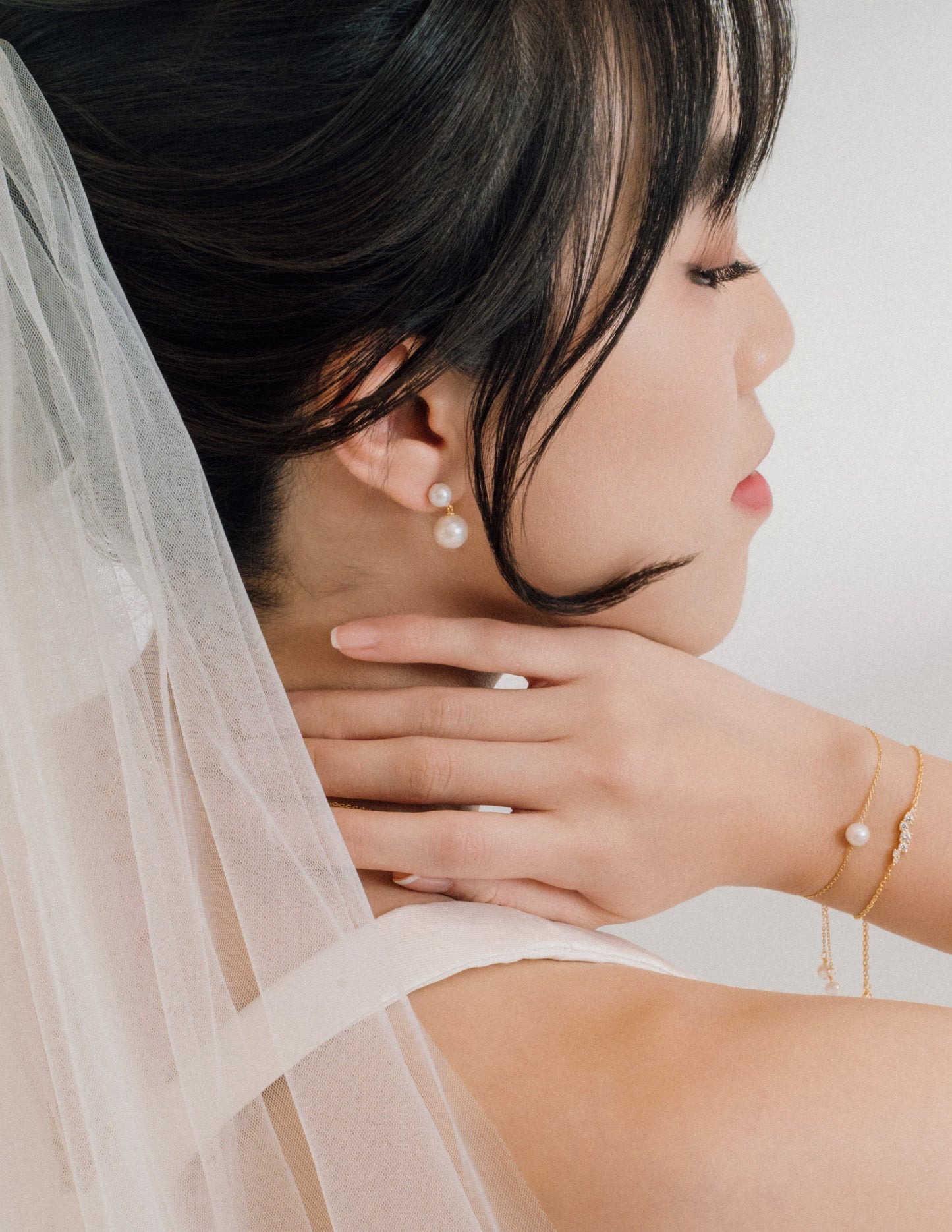 Evelyn Double Pearl Drops