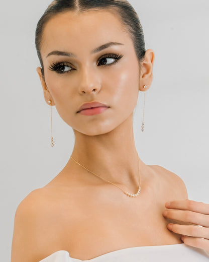 Anna Moissanite Dangles