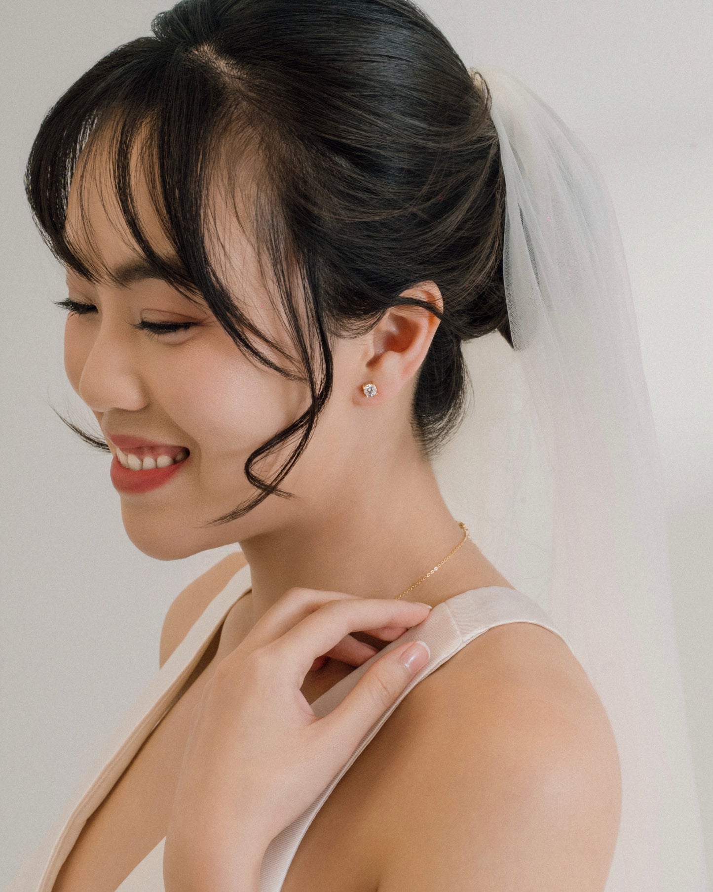 Eleanor Moissanite Studs