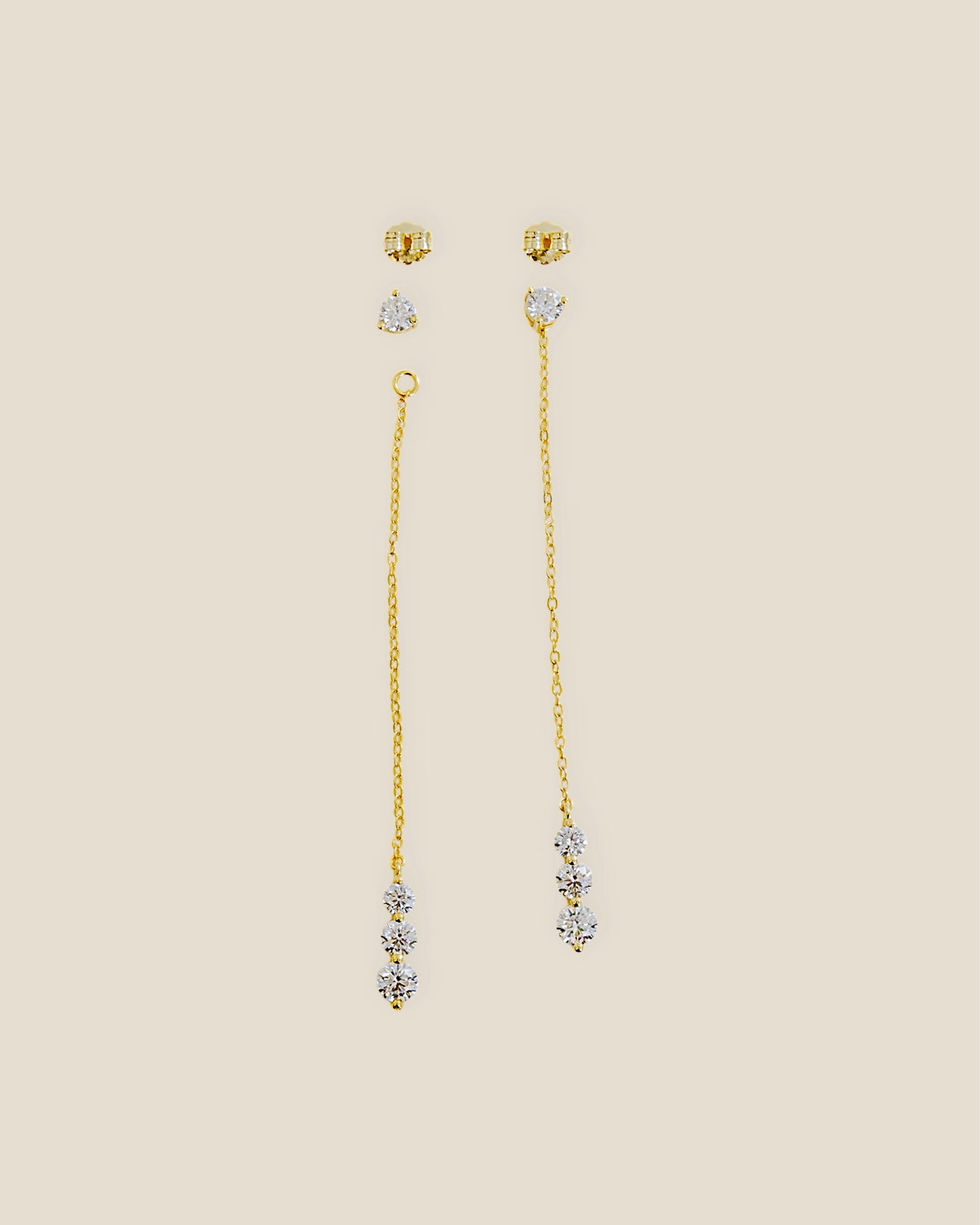 Anna Moissanite Dangles