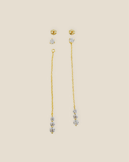 Anna Moissanite Dangles