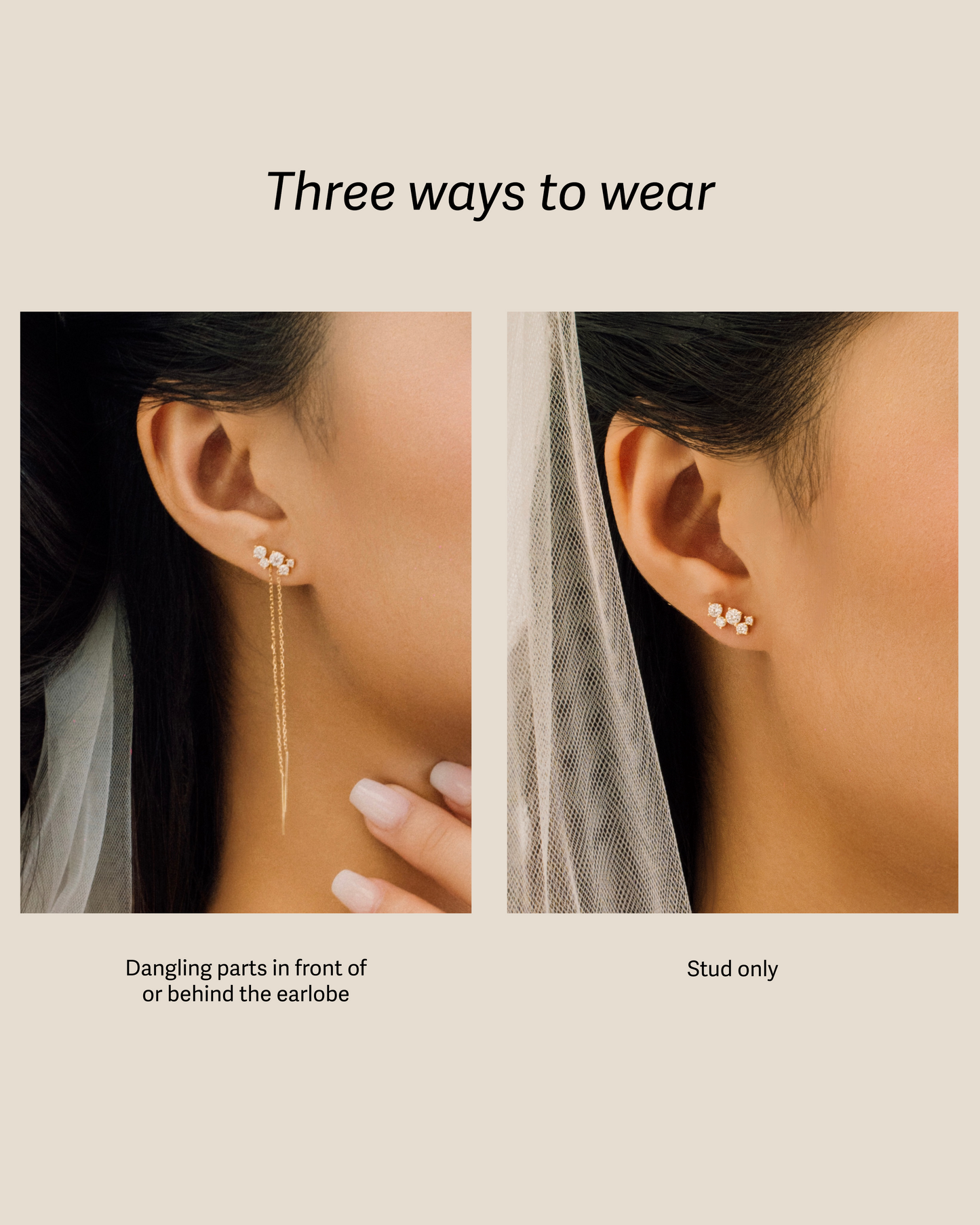 Adeline Moissanite Dangles