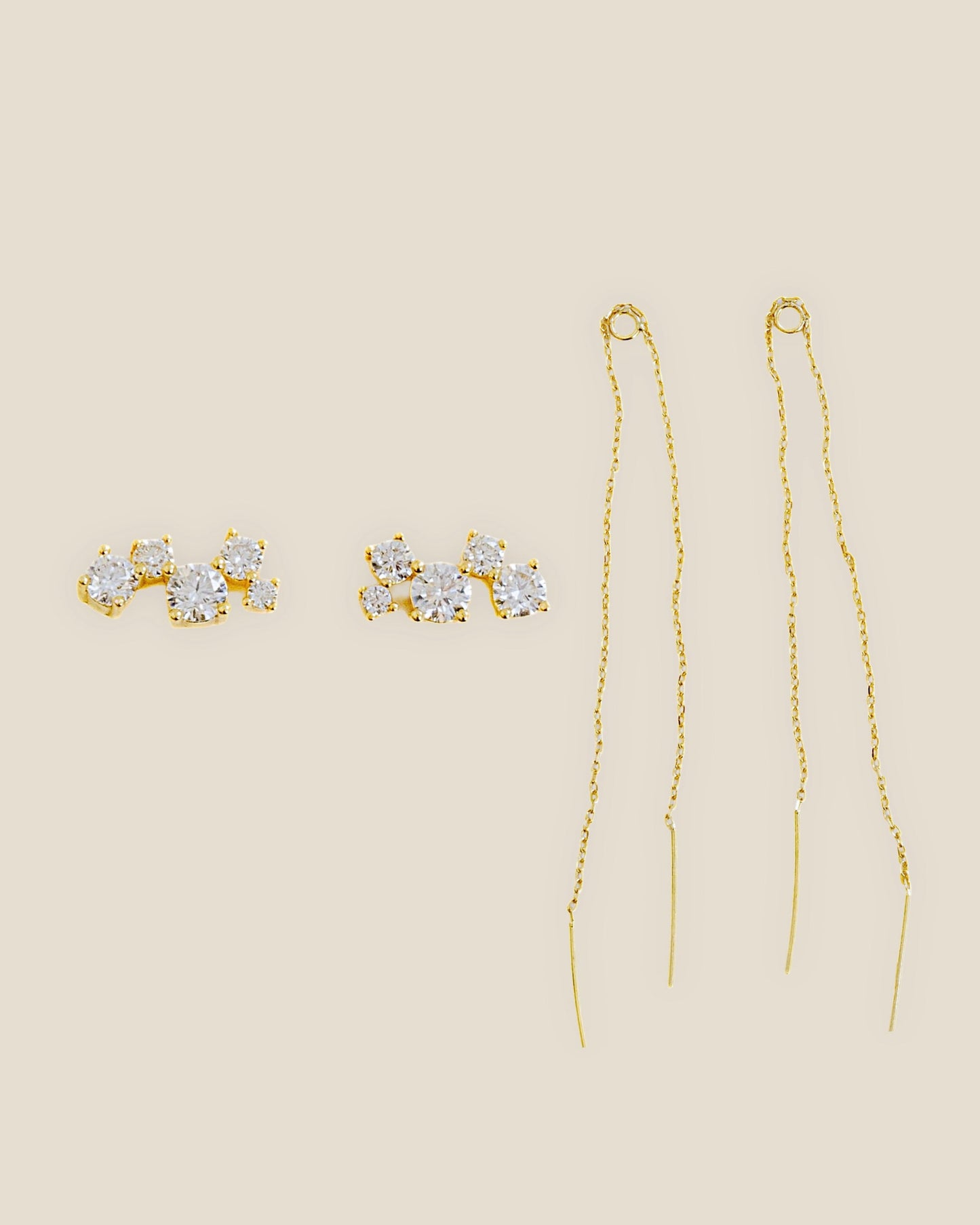 Adeline Moissanite Dangles