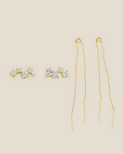 Adeline Moissanite Dangles