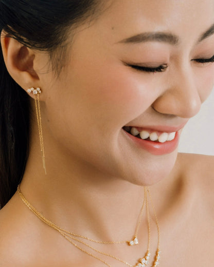 Adeline Moissanite Dangles