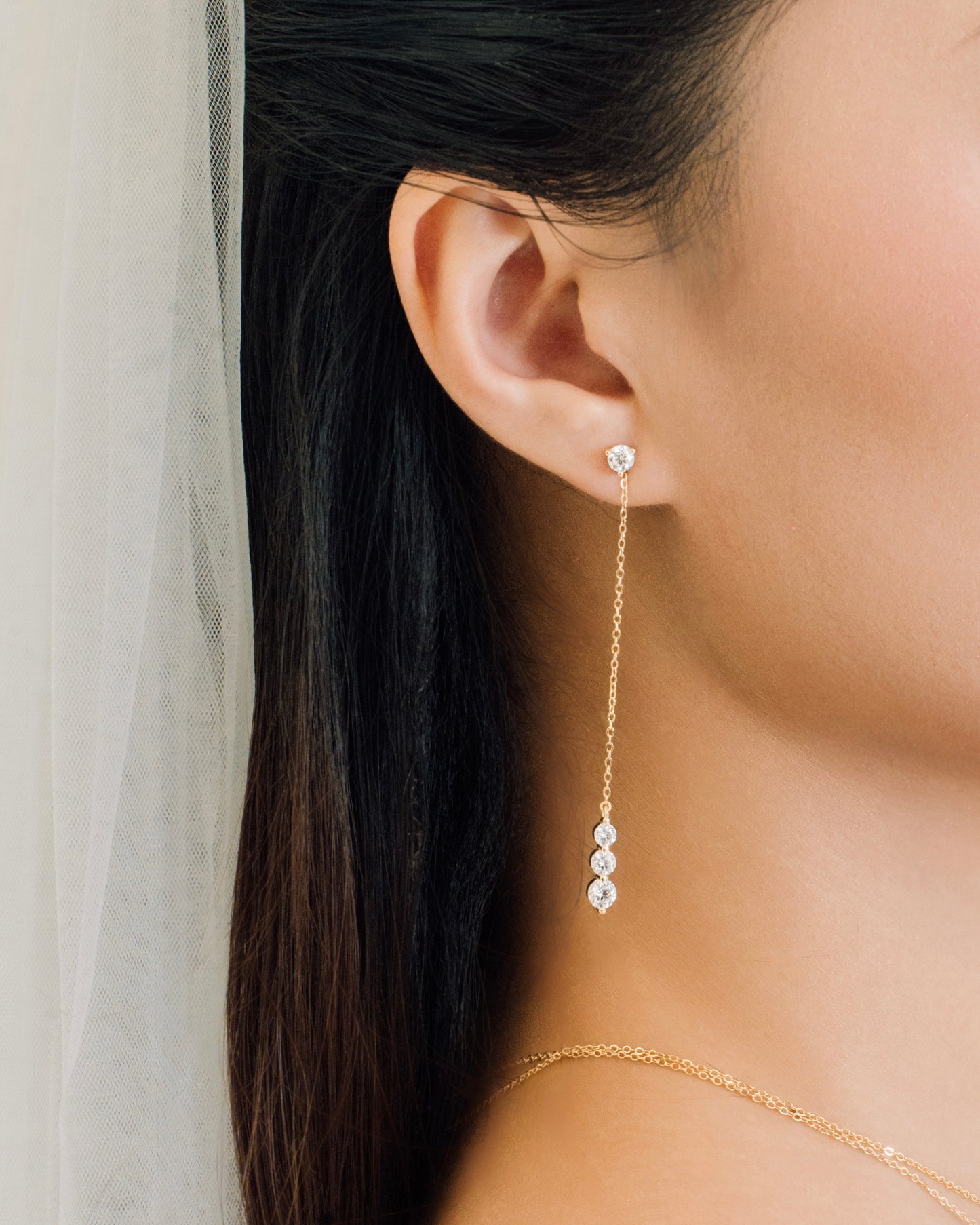 Anna Moissanite Dangles