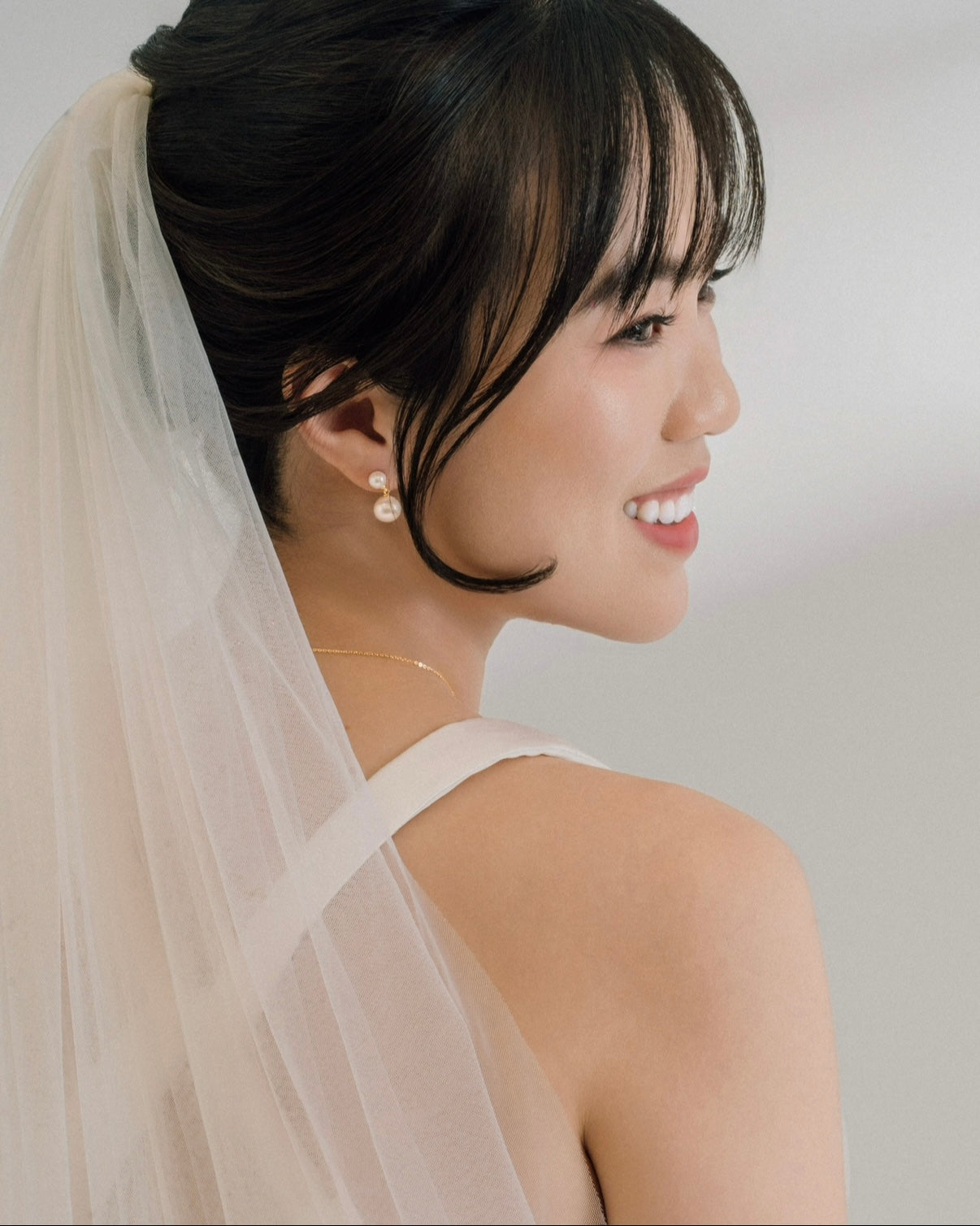 Evelyn Double Pearl Drops