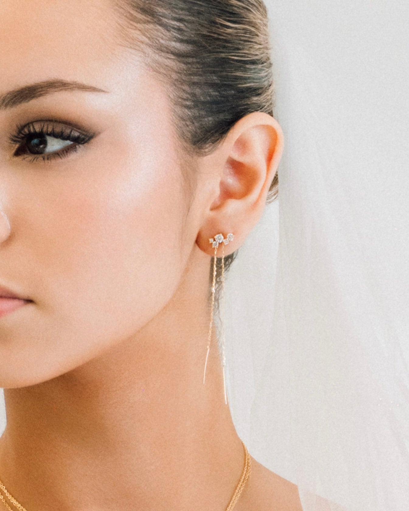 Adeline Moissanite Dangles